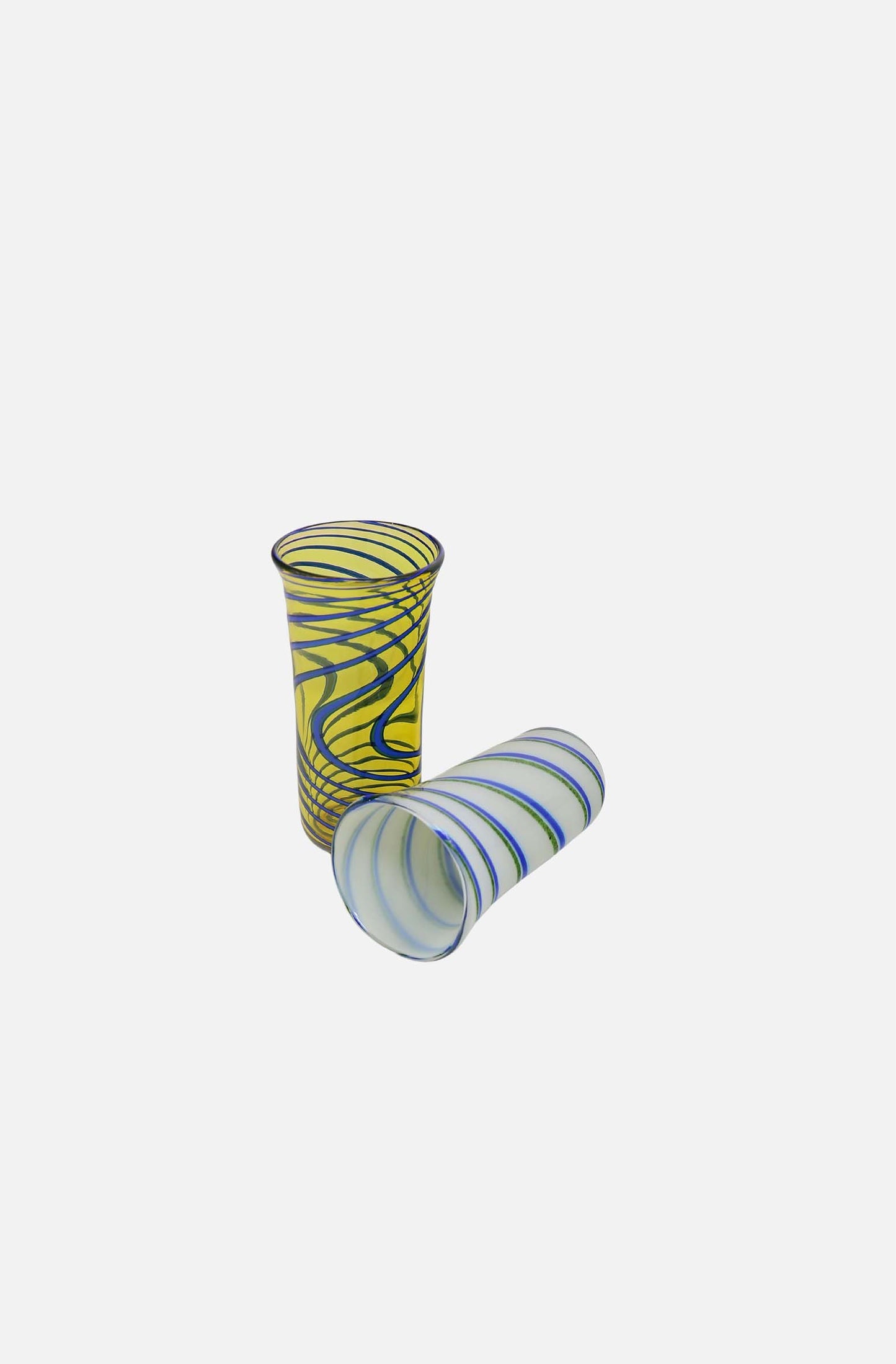 Flute Swirl Glass