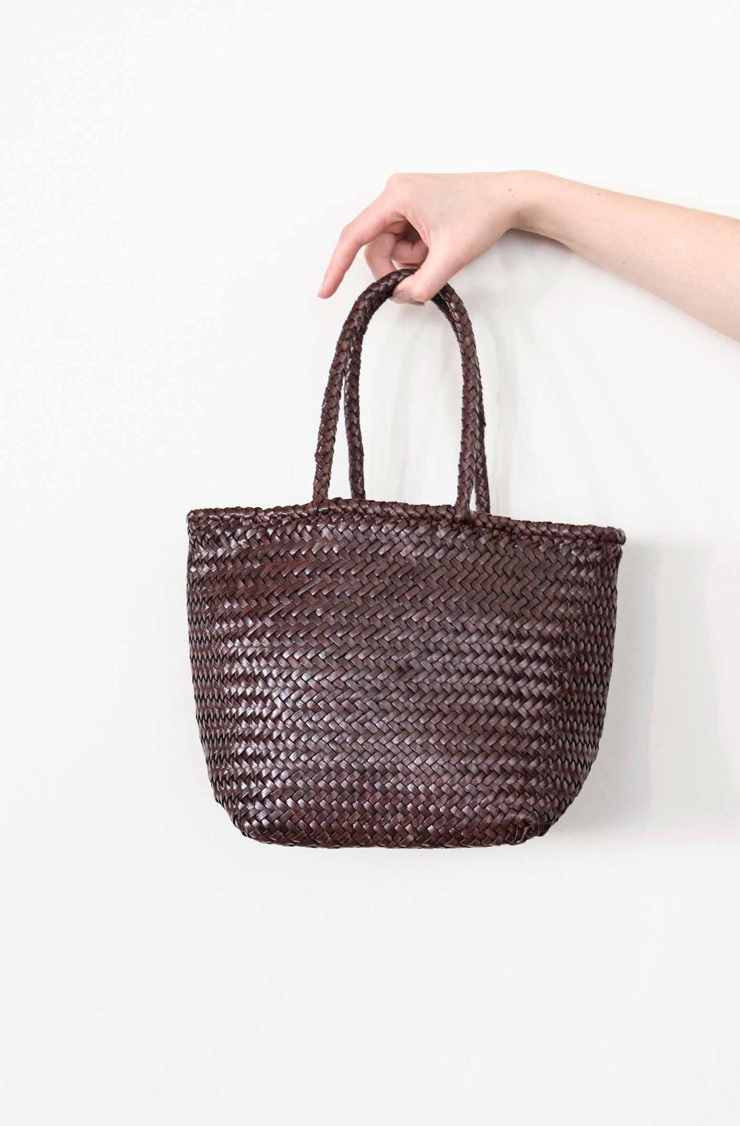 Grace Basket Small Dark Brown