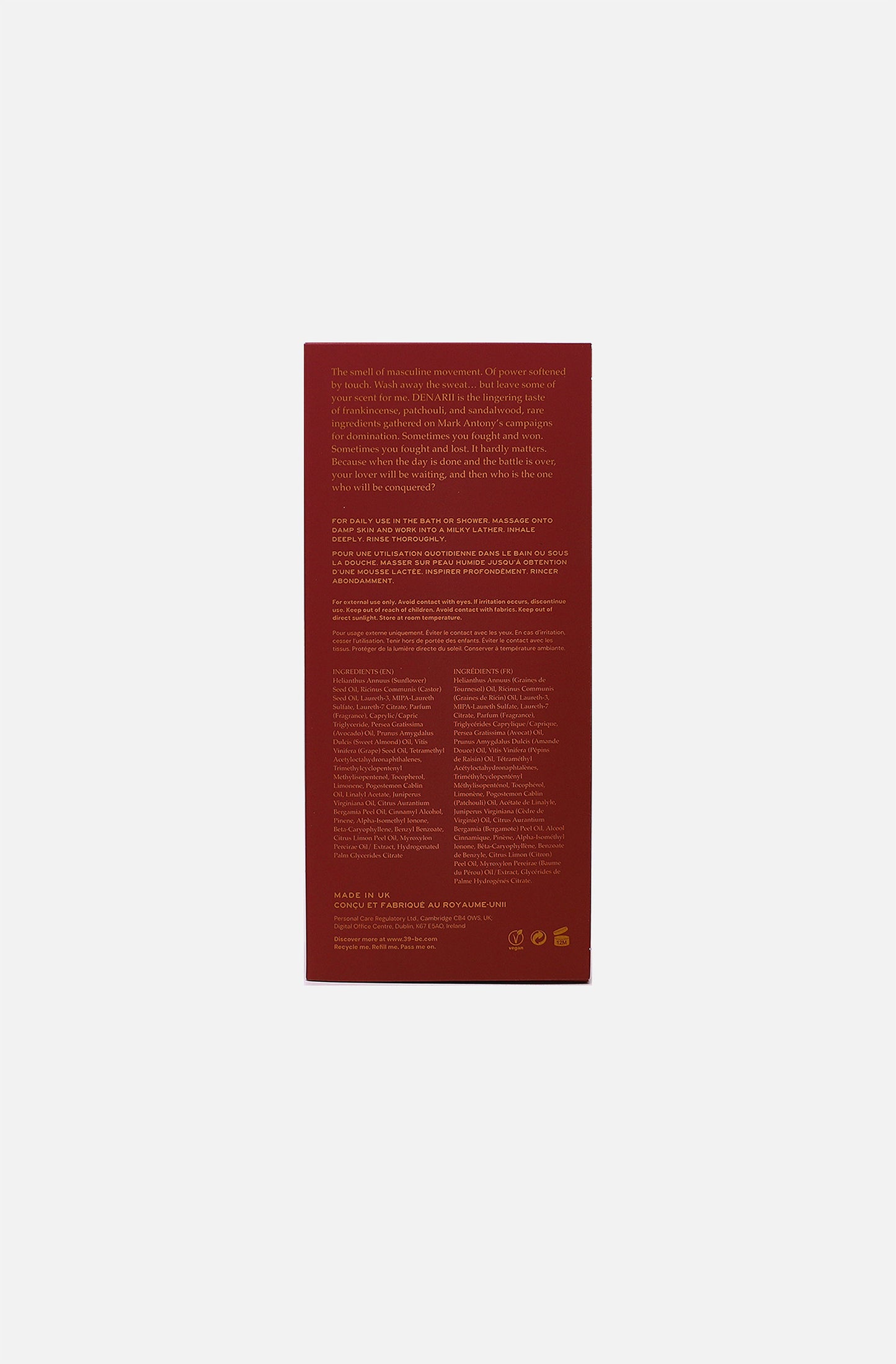 Denarii - Oil Body Cleanser