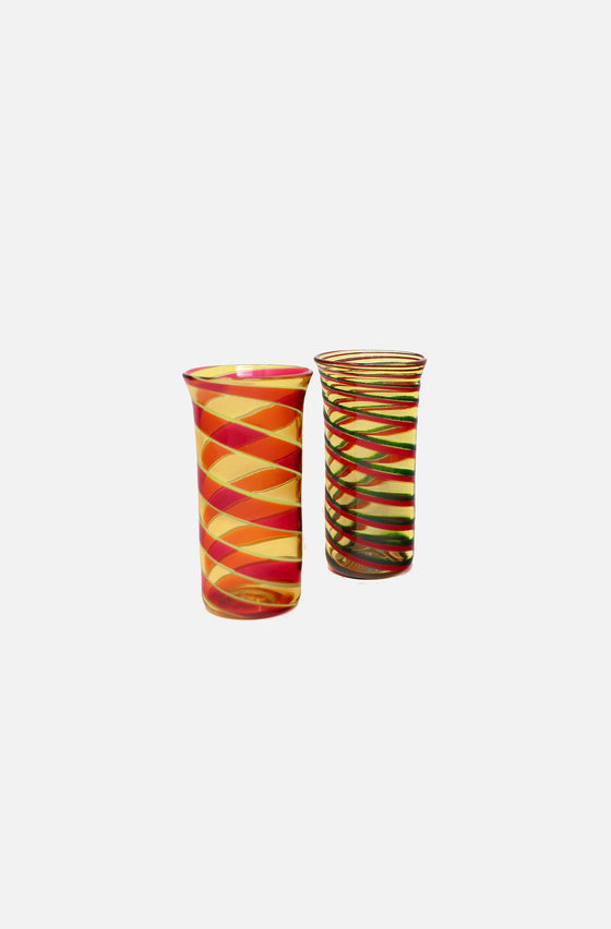 Flute Swirl Glass