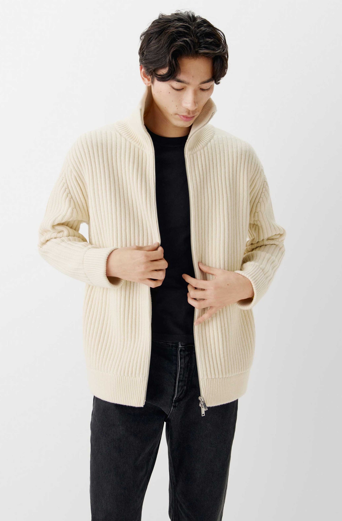 The Hampton Cashmere Zip Up