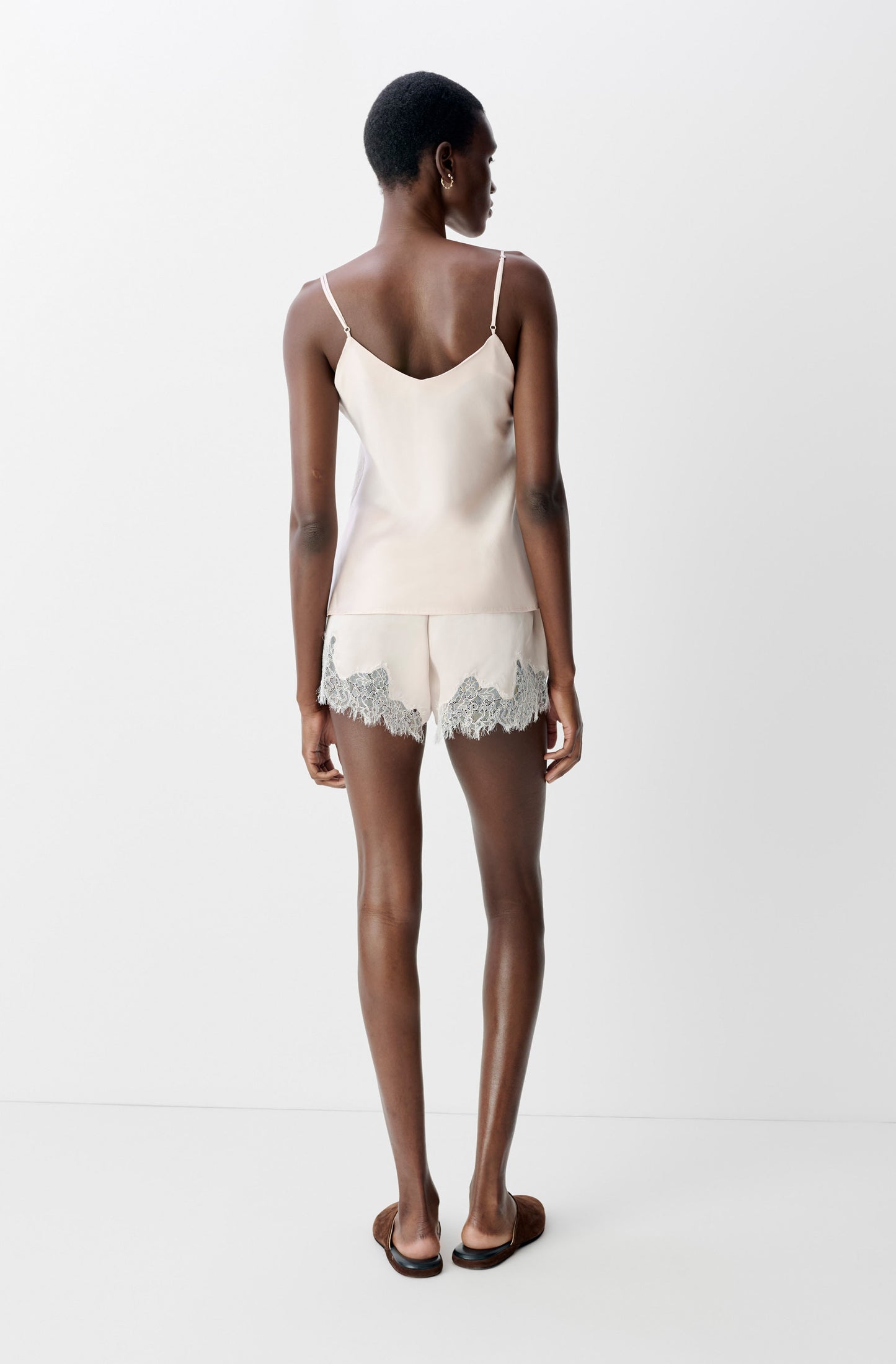 The Montague Silk Lace Cami