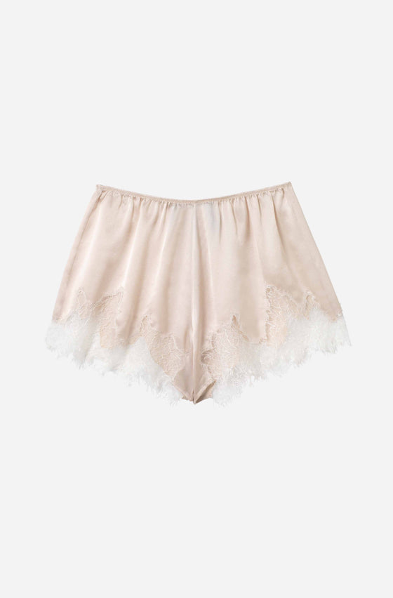 The Montague Silk Lace Shorts