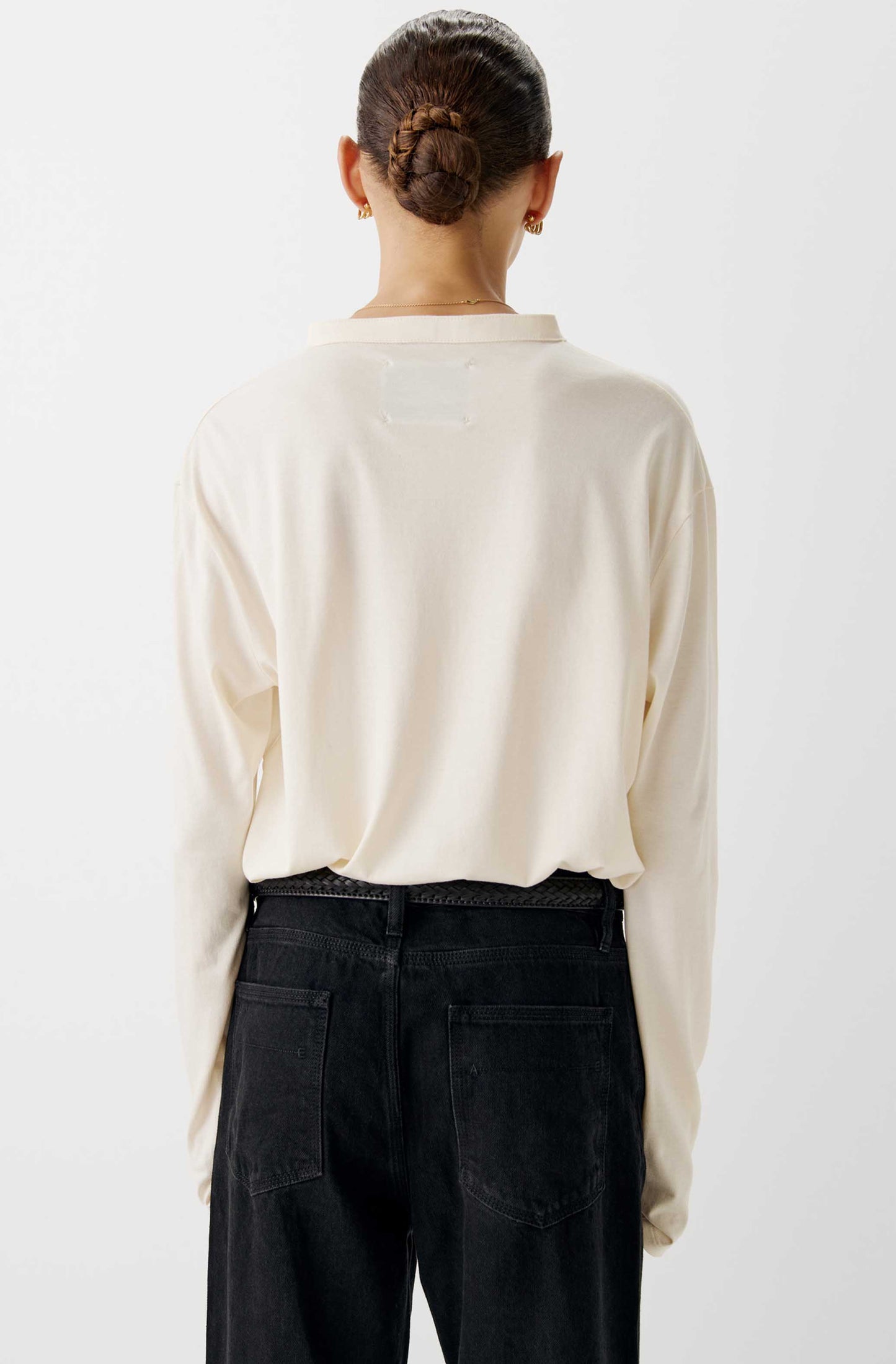 The Silk Henley Top