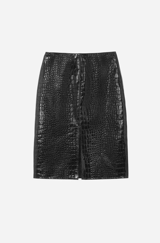 The Leather Pencil Skirt