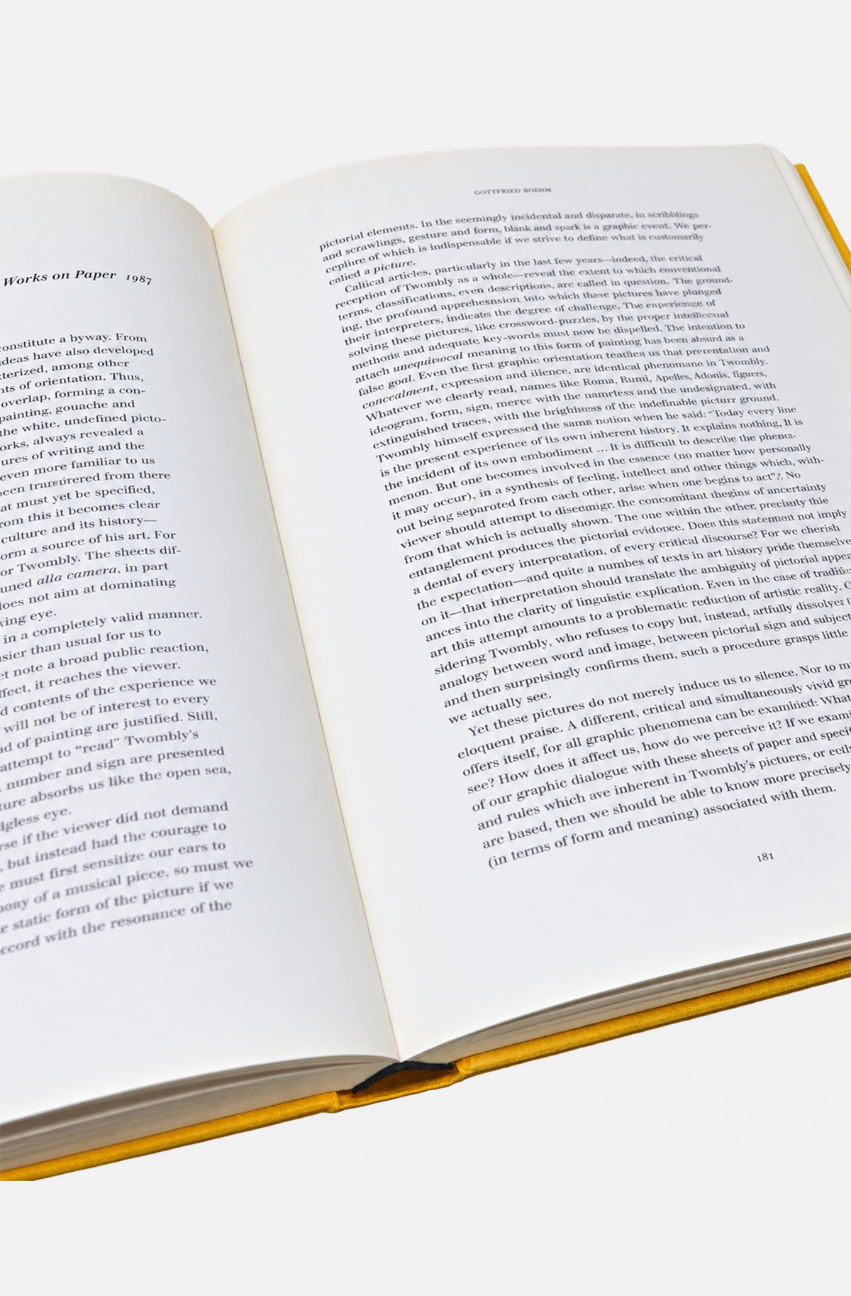 Nicola Del Roscio: Writings On Cy Twombly - Schrimer Mosel