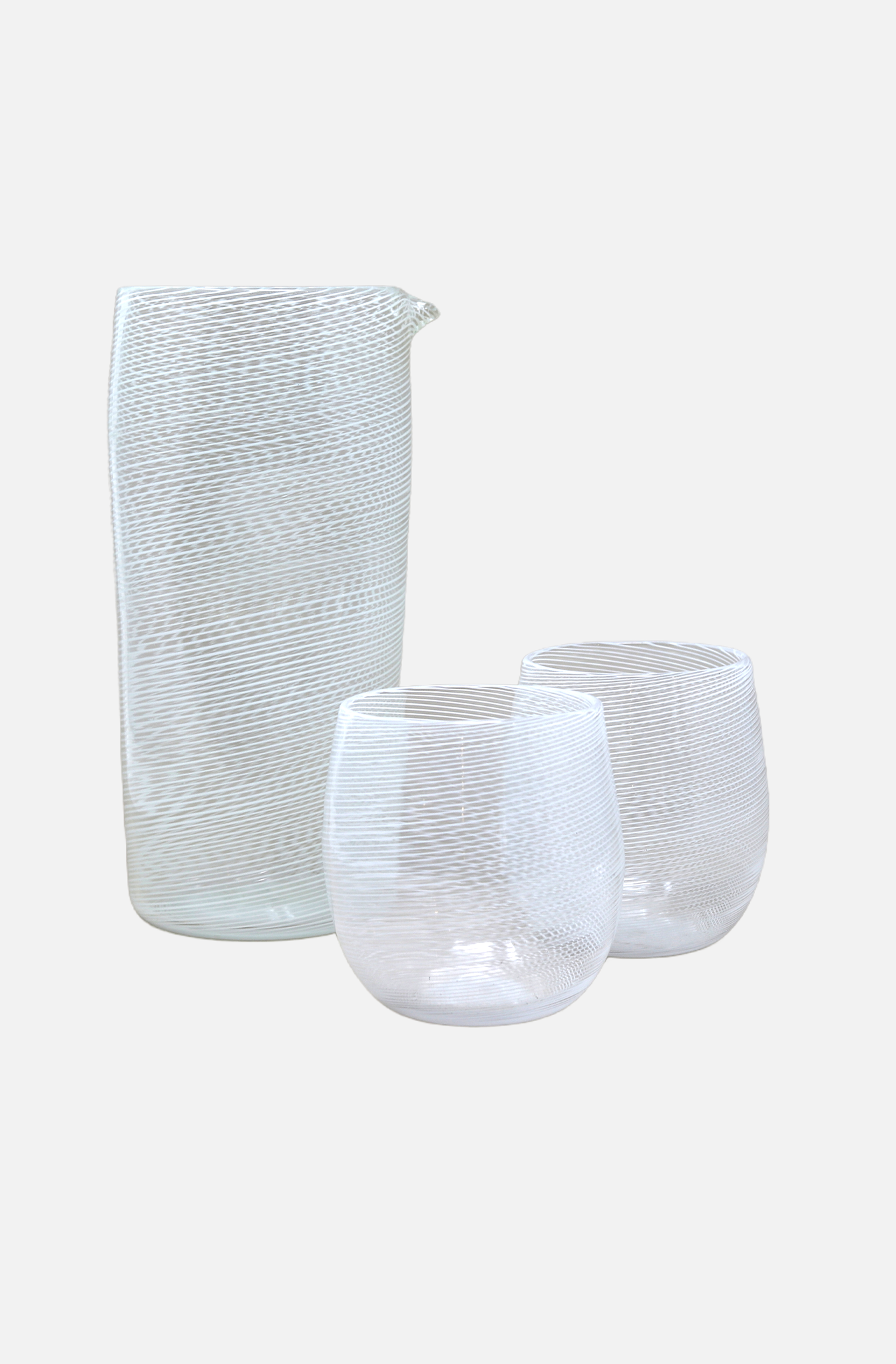 Filigree Jug - White