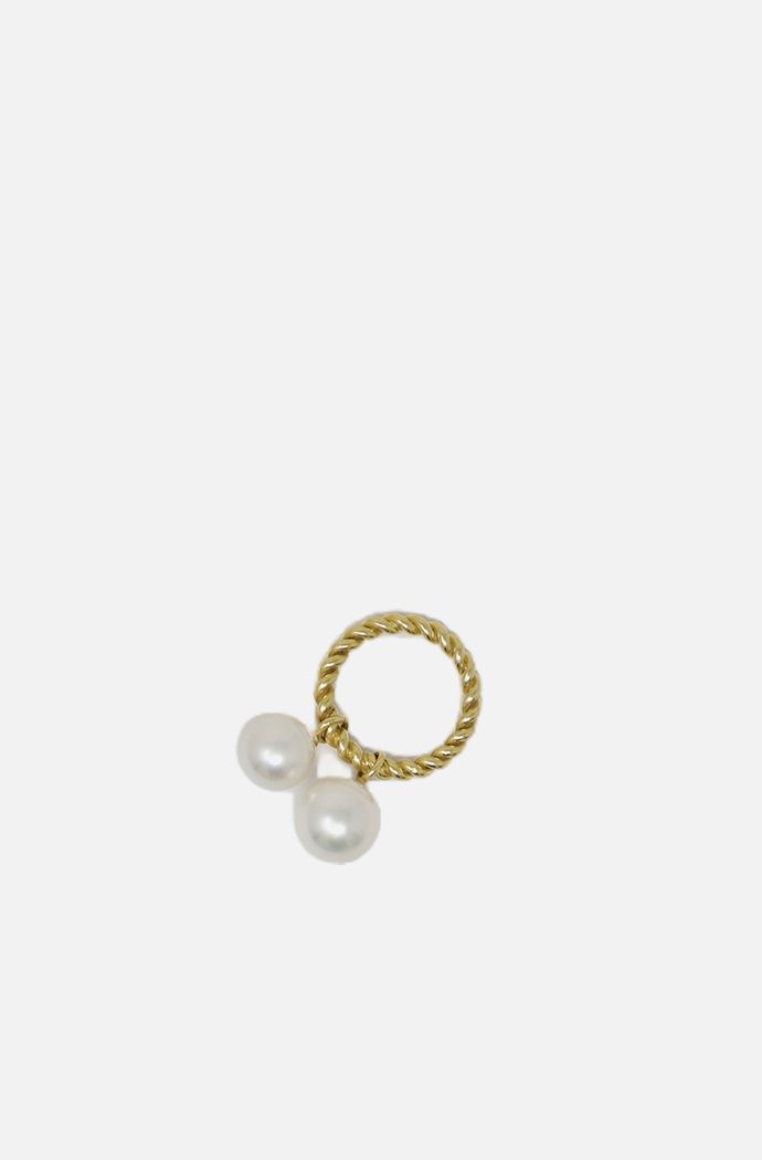 Double Pearl Bobble Ring
