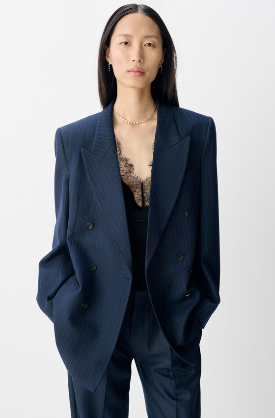 The Dean Pinstripe Suit Jacket