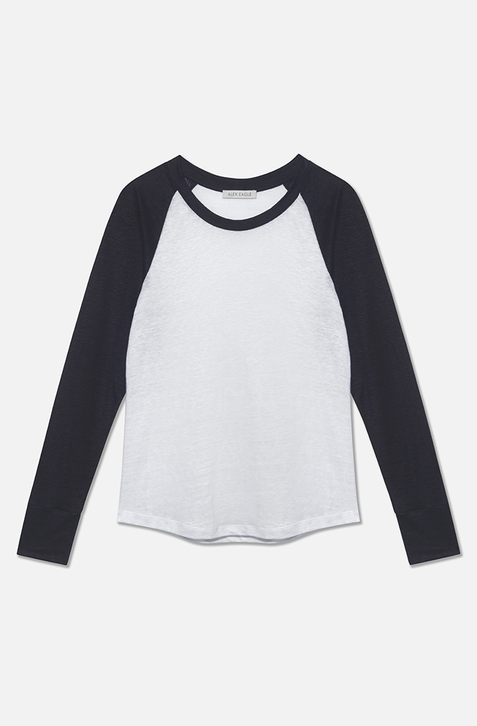 Linen Jersey Raglan T-shirt