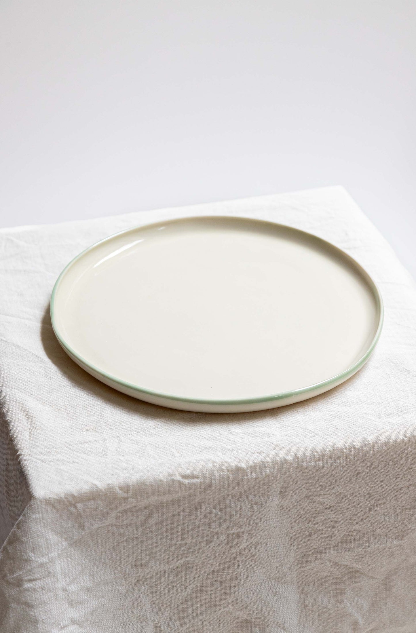 Large Pale Green Plate