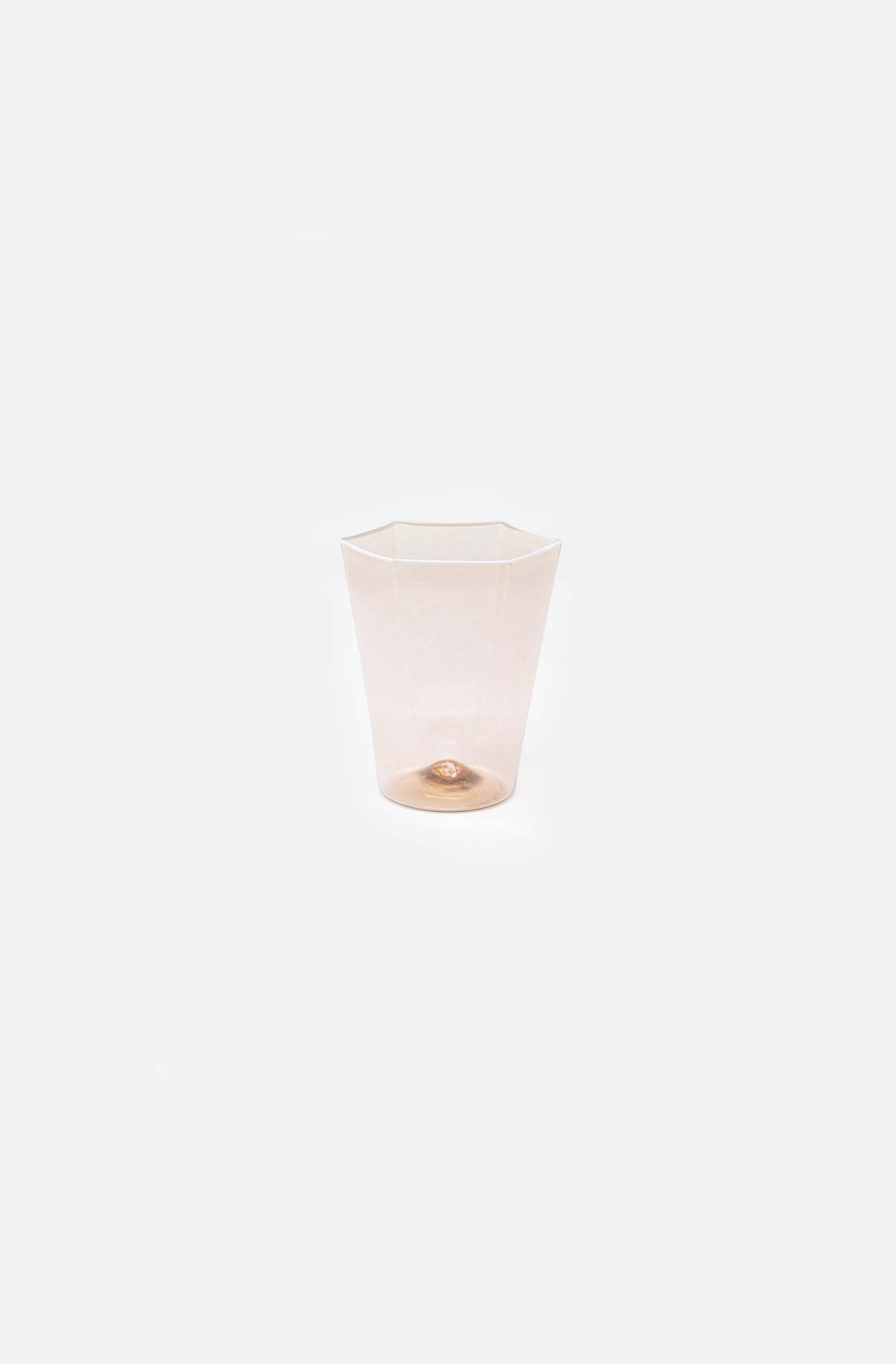Hexagonal Water Glass Pesca