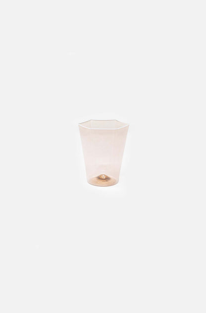 Hexagonal Water Glass Pesca
