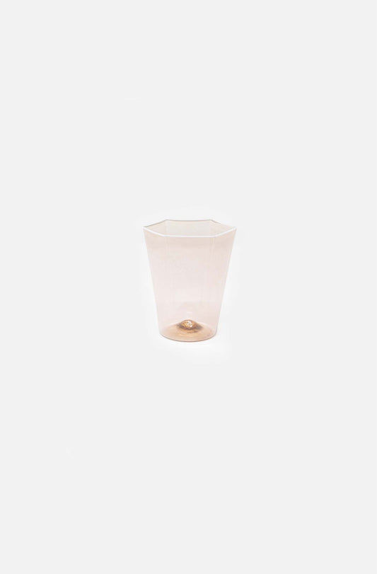 Hexagonal Water Glass Pesca