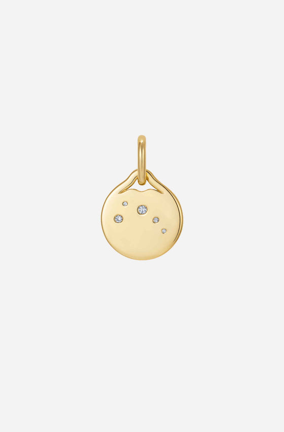 Aries Gold Pendant