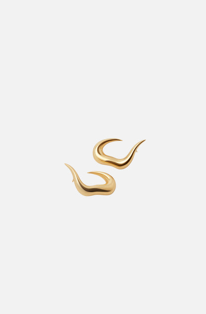 Bold Stream Open Mini Earrings