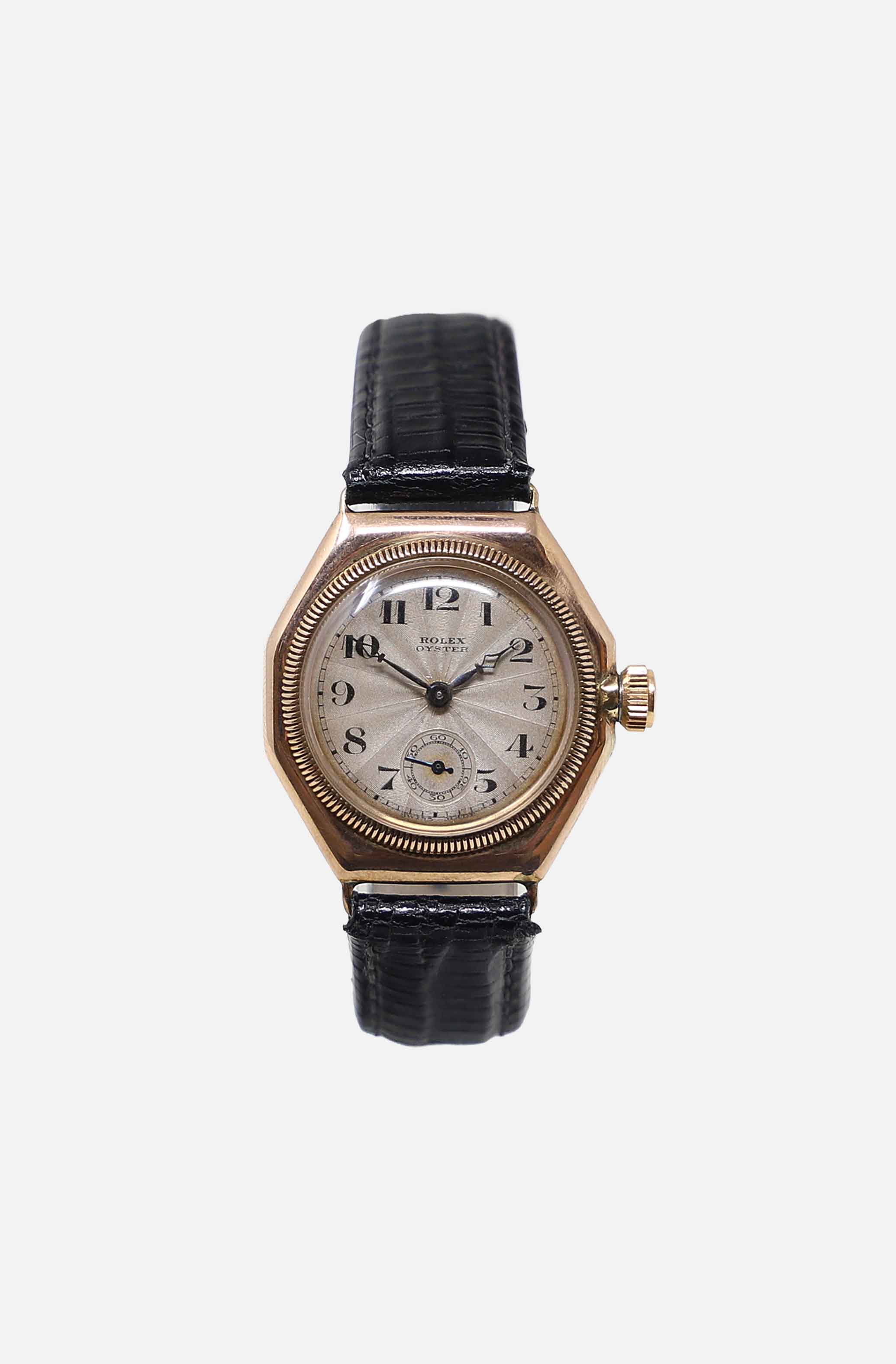 1927, Octagonal 9ct Rose Gold Rolex – Alex Eagle Studio