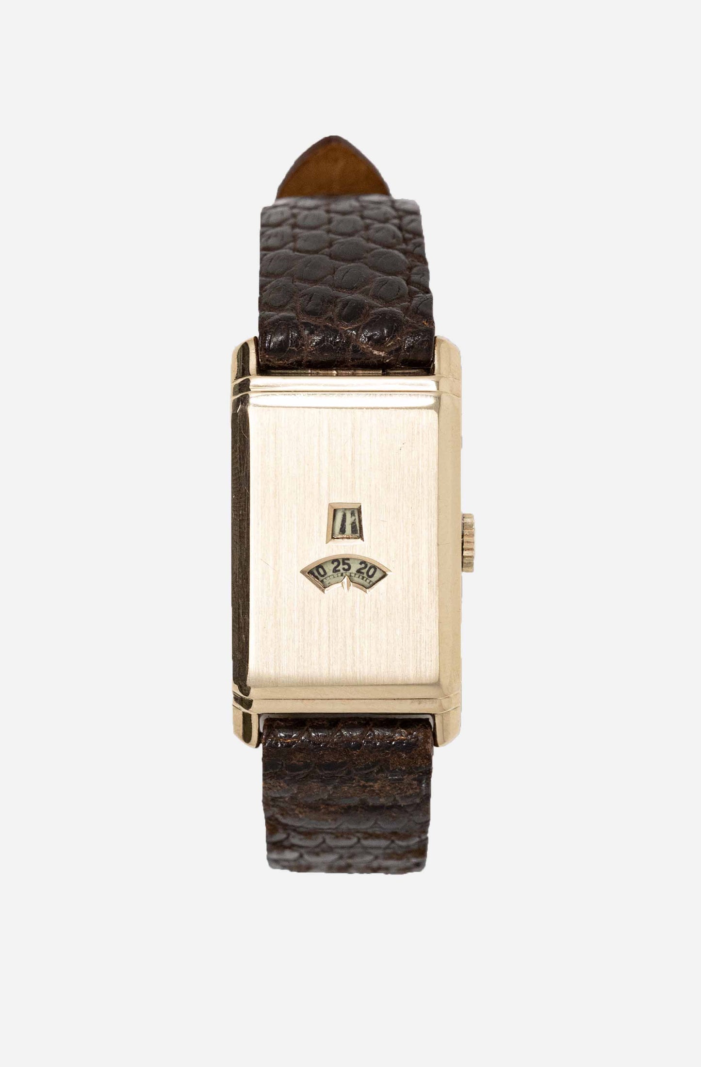 1932 9ct Gold Vintage Jump-Hour Watch