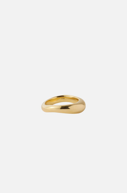 Bold Stream Wave Ring