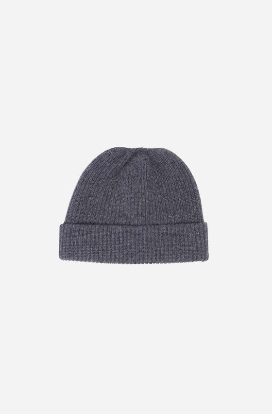 Cashmere Ribbed Beanie
