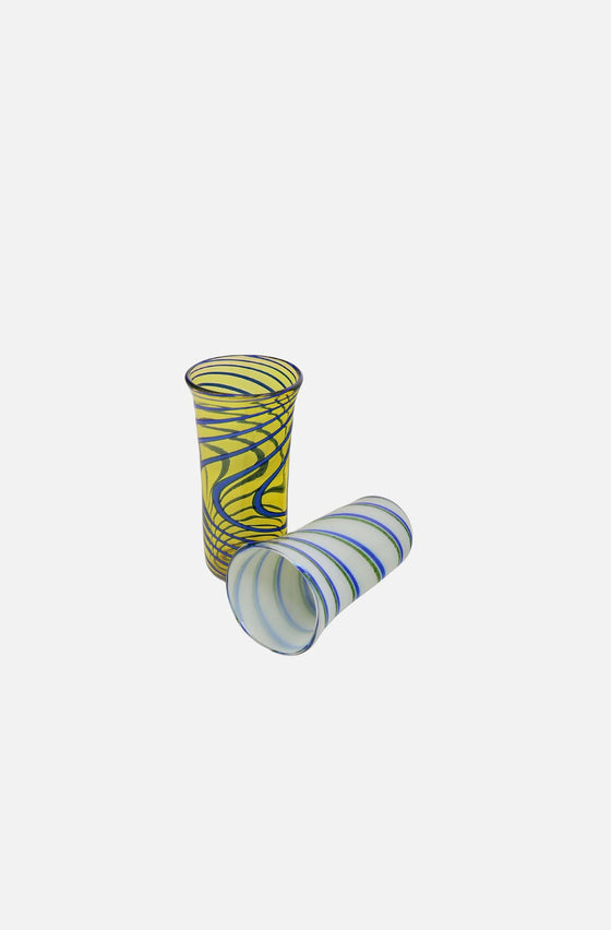 Flute Swirl Glass