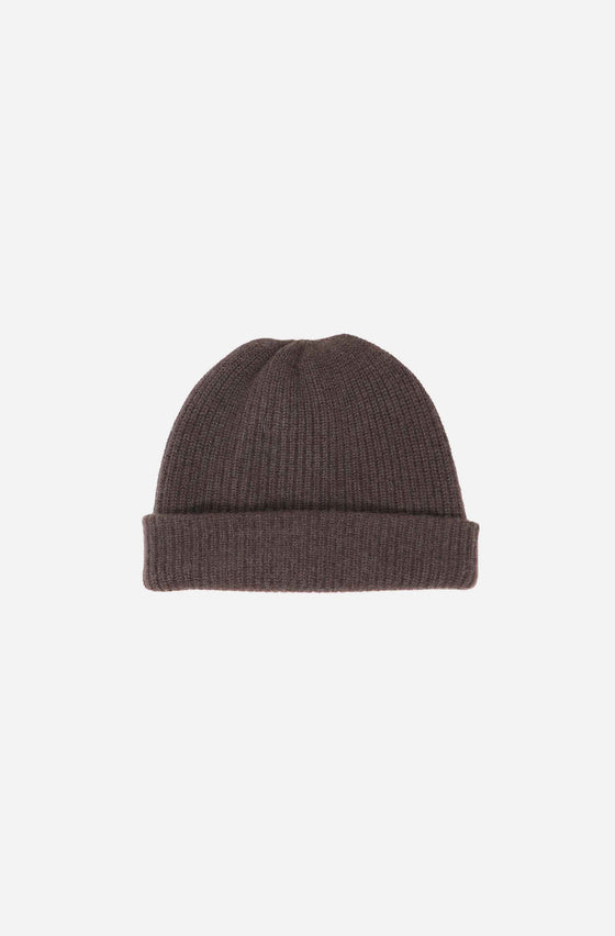Cashmere Ribbed Beanie
