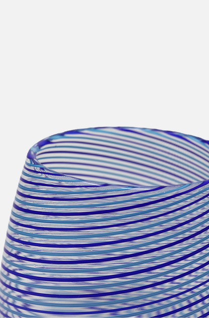 Filigree Swirl Tumbler - Cobalt / Sky