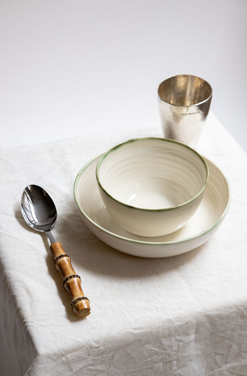 Eagle & Hodges Pale Green Pasta Bowl