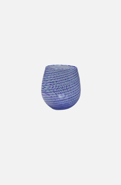 Filigree Swirl Tumbler - Cobalt / Sky