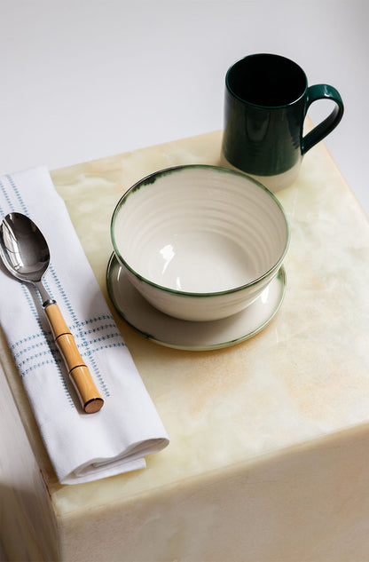 Eagle & Hodges Green Soup Bowl