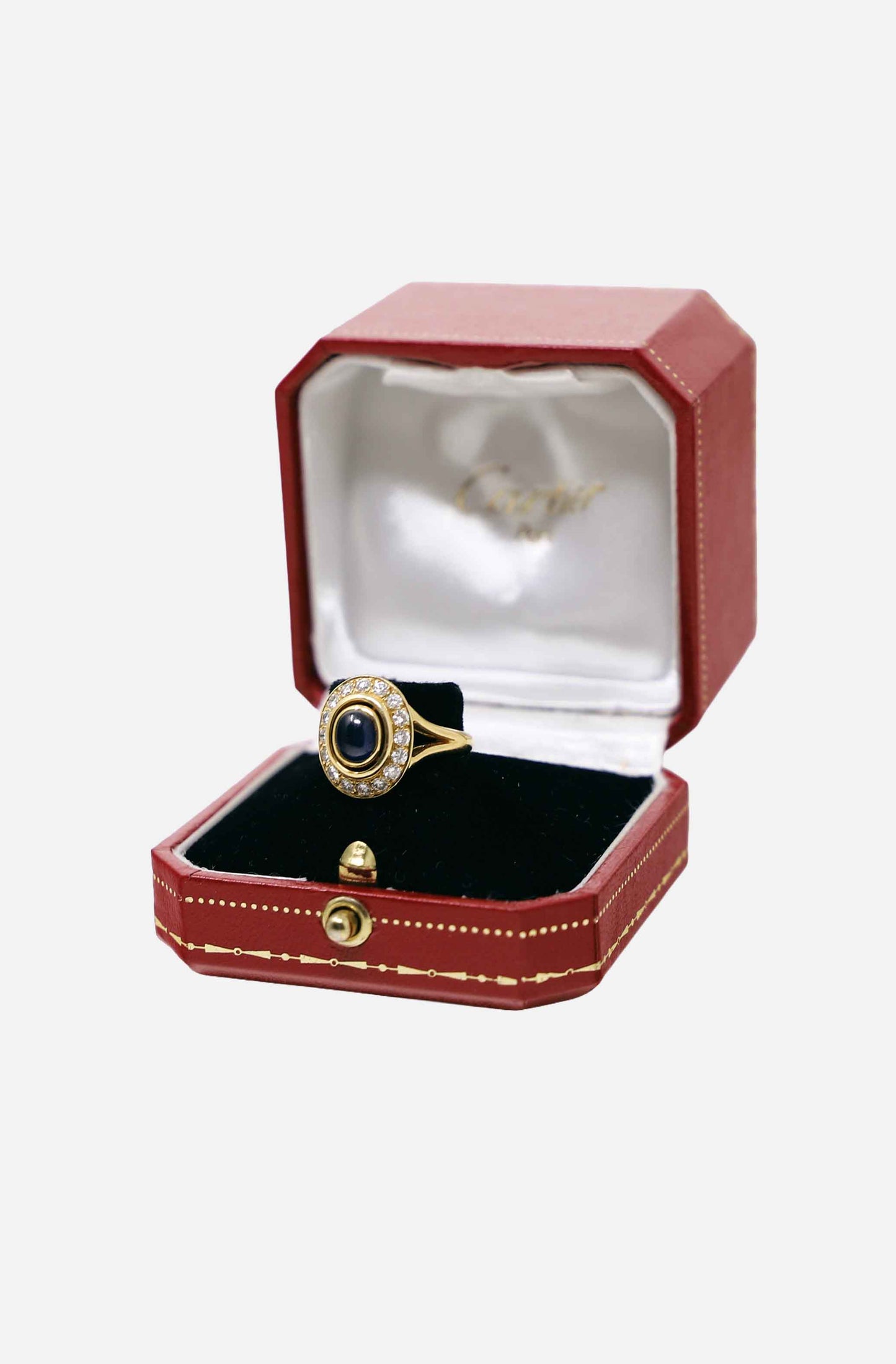 Cartier Saphire and Diamond Ring