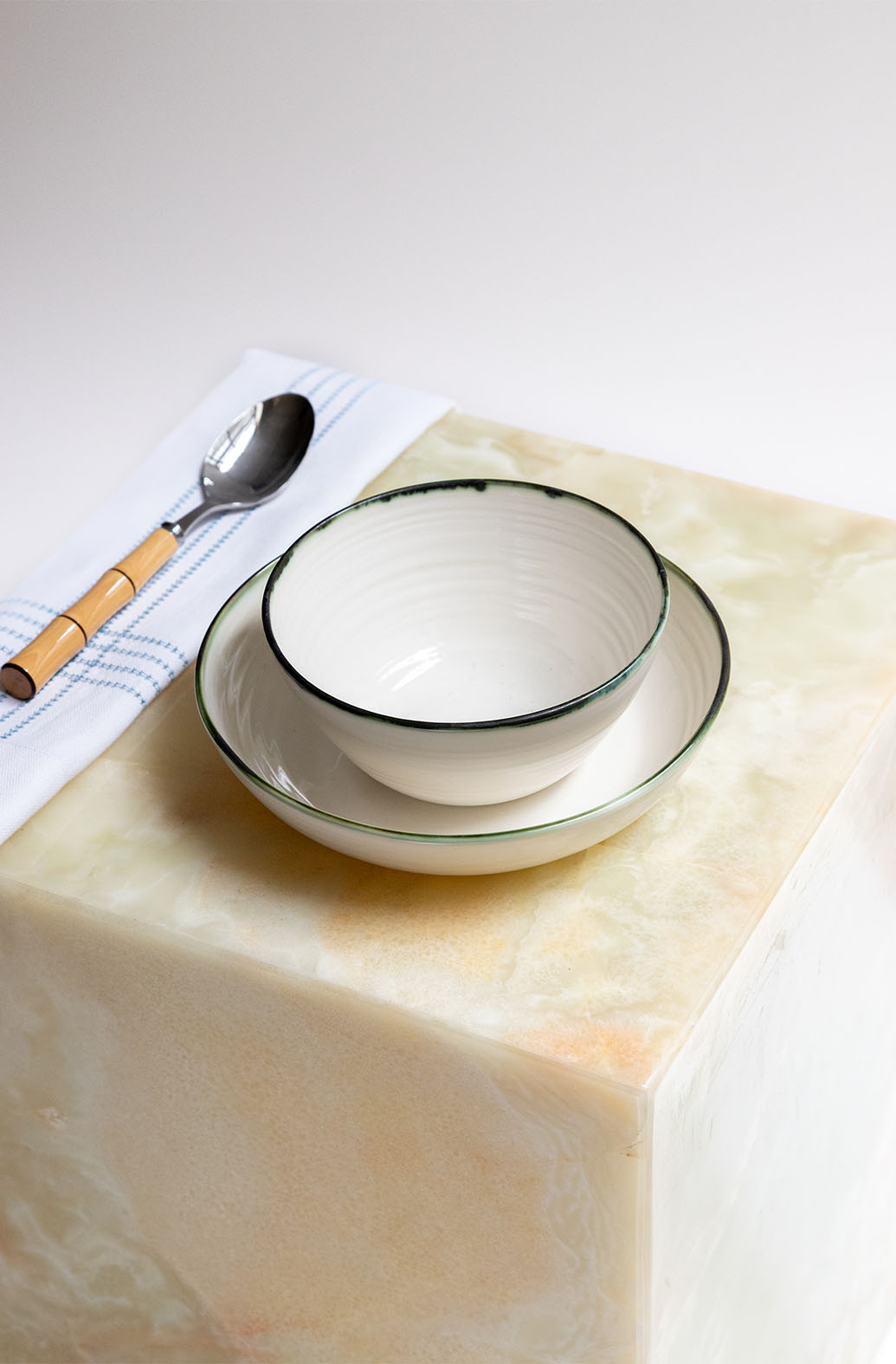 Eagle & Hodges Green Soup Bowl