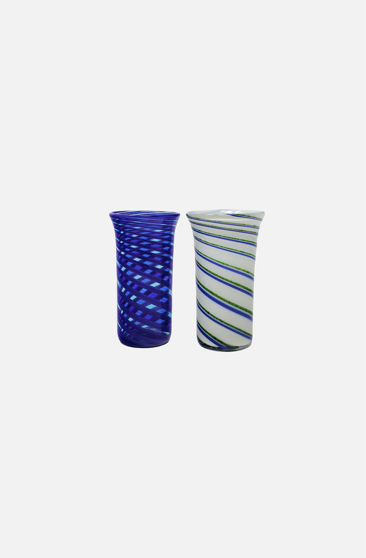 Flute Swirl Glass