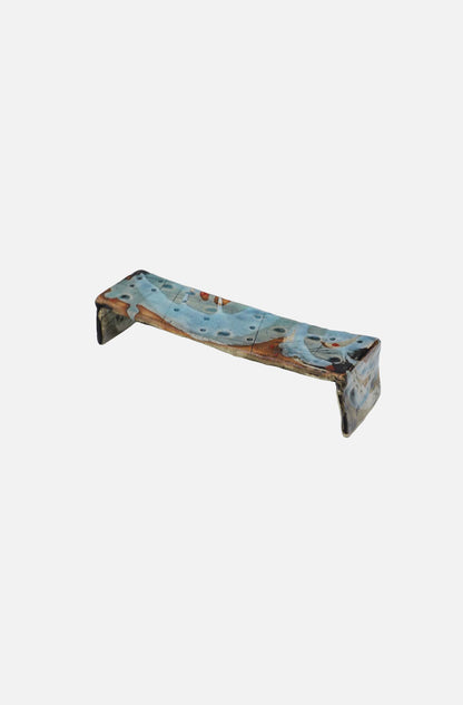 Abstract Footed Long Tray