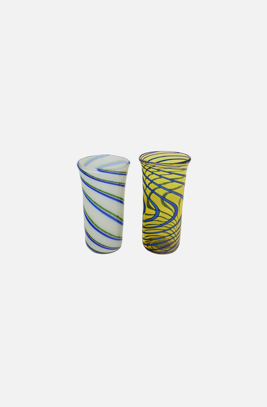 Flute Swirl Glass