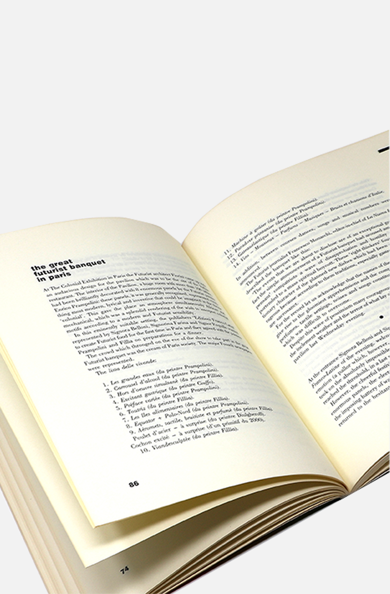 F.T. MARINETTI - THE FUTURIST COOKBOOK