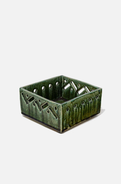 Ceramic Green Open Tray