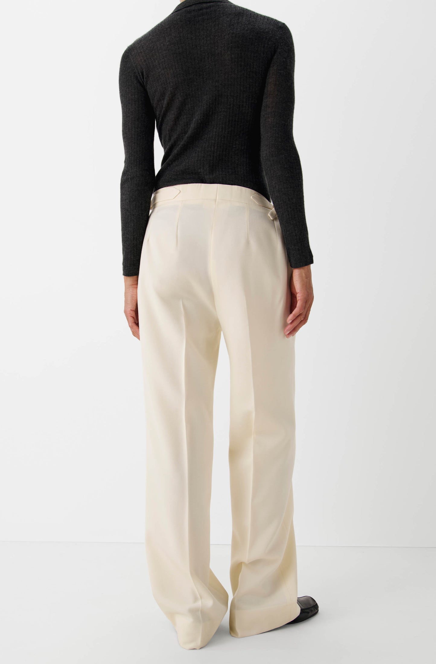 The White Tuxedo Trousers