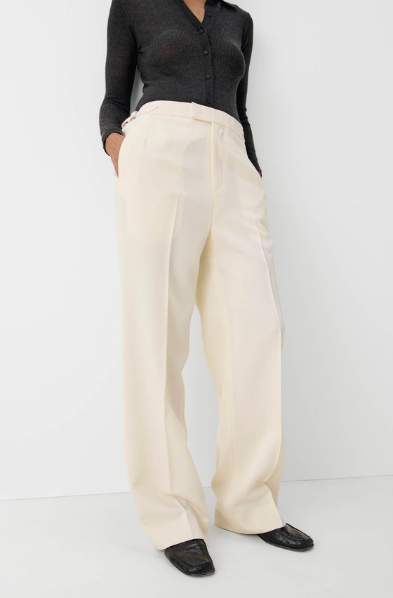 The White Tuxedo Trousers