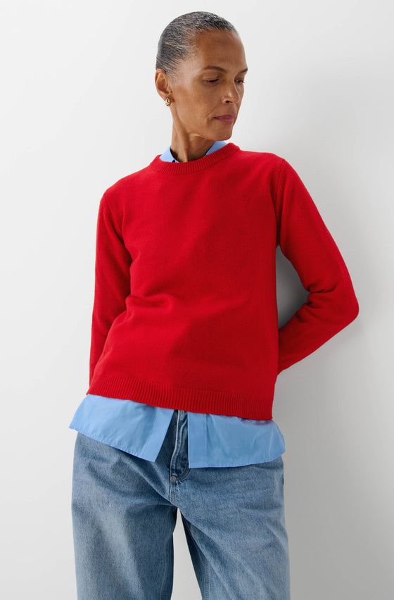 The Classic Petite Cashmere Crew Neck