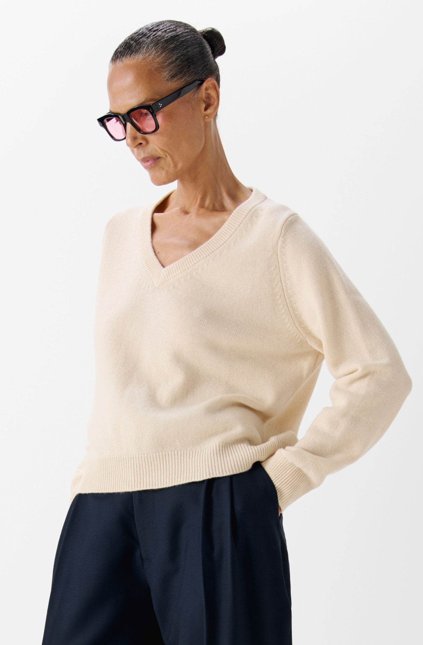 The Classic Cashmere V-Neck
