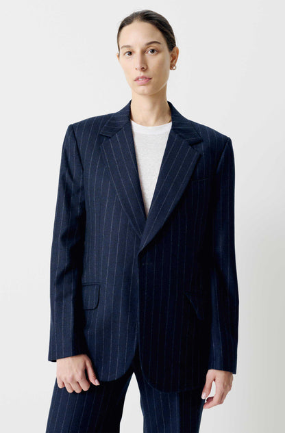 The Pinstripe Suit Jacket