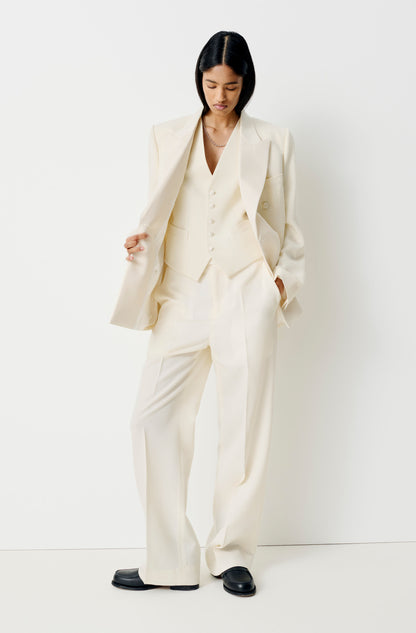 The White Tuxedo Trousers