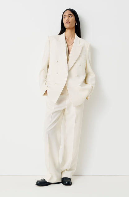 The White Tuxedo Trousers