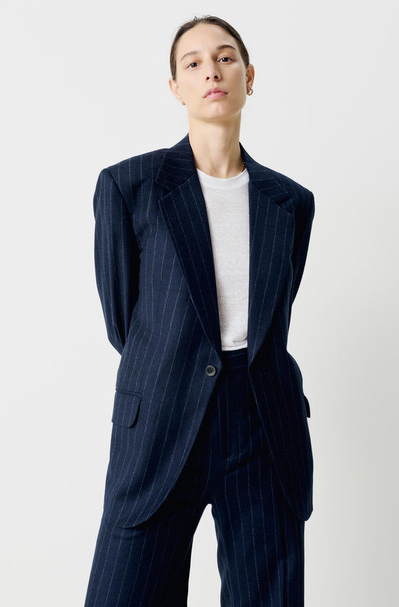 The Pinstripe Suit Jacket