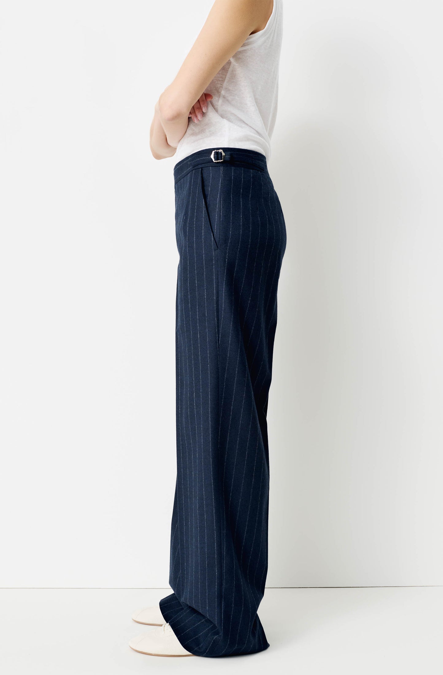 The Pinstripe Suit Trousers