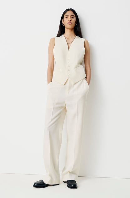 The White Tuxedo Trousers