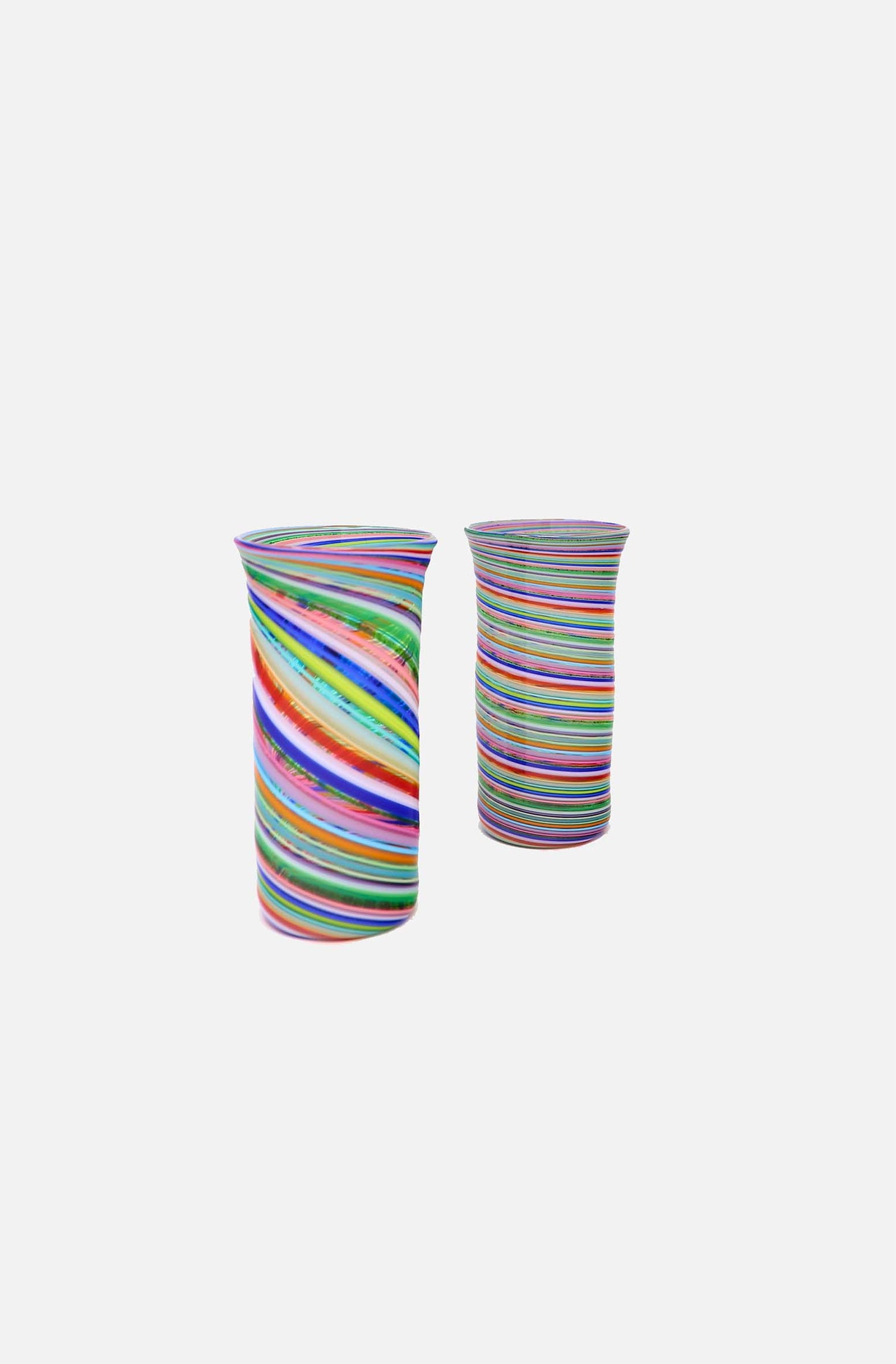 Flute Swirl Glass