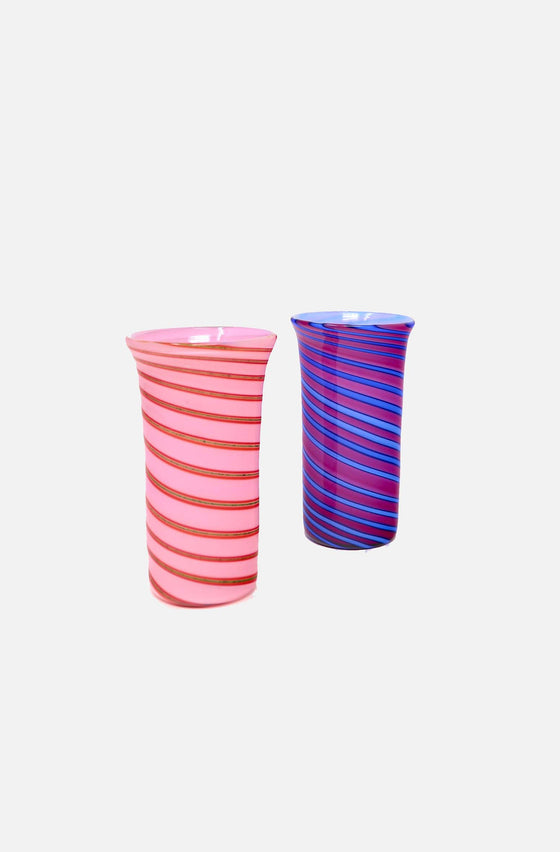 Flute Swirl Glass