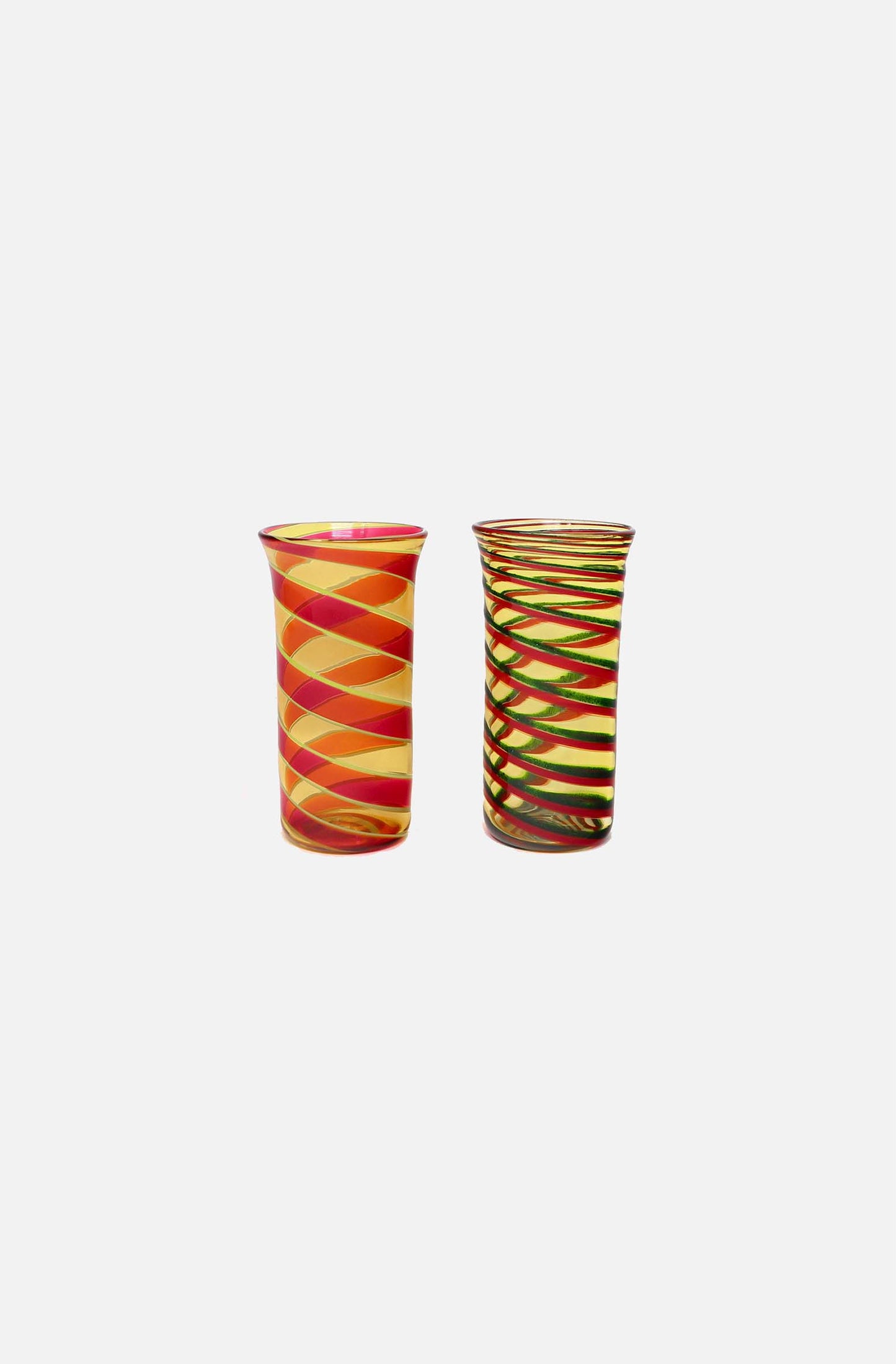 Flute Swirl Glass